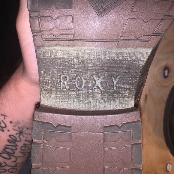 Brown Roxy combat boots - Picture 5 of 6
